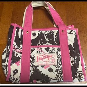 PANDAMONIUM!! Lilly Pulitzer Originals tote, rare special edition. 🐼💗